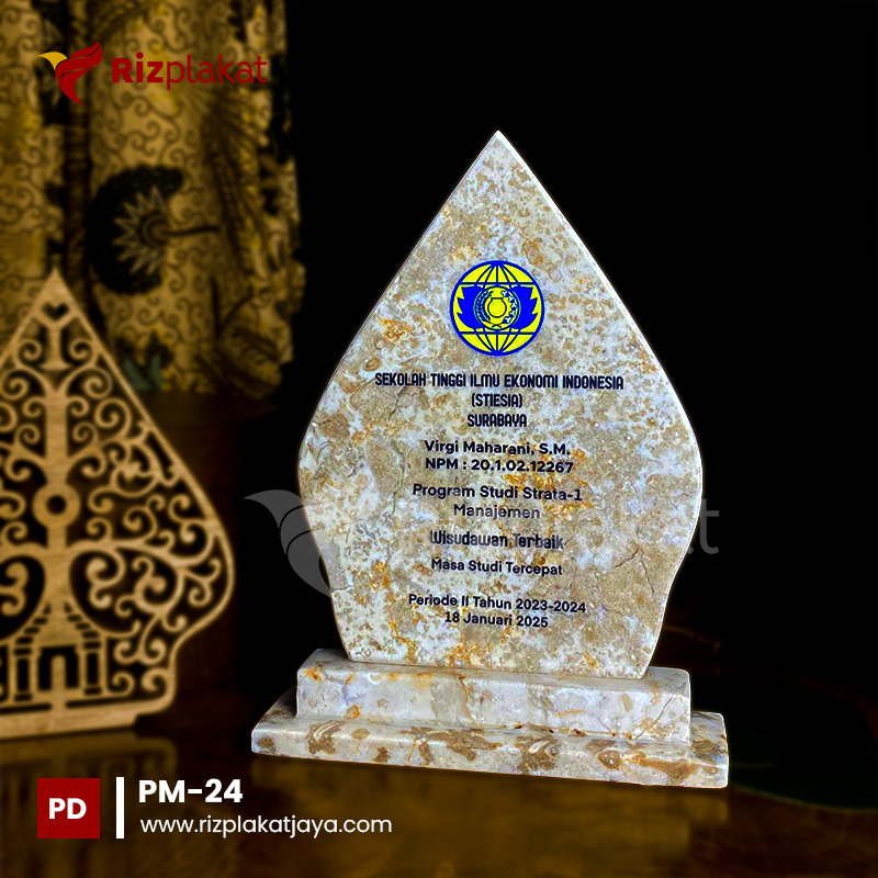 Plakat Marmer Sekolah Tinggi Ilmu Ekonomi Indonesia