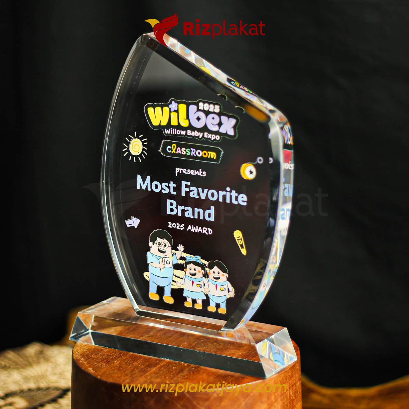 Plakat Penghargaan Akrilik Custom Event