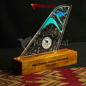 Plakat Penghargaan Akrilik Custom Organisasi Profesional